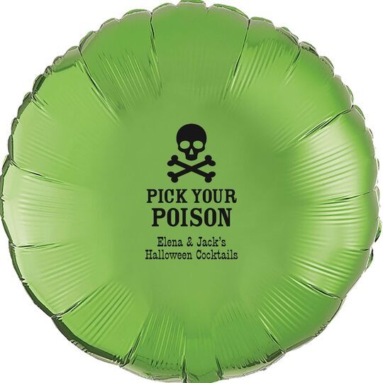 Pick Your Poison Mylar Balloons